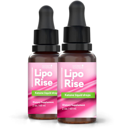 LipoRise Drops – Natural Liquid Supplement with 100% Plant-Based Ingredients, maca root, grape seed & citrus extracts | Non-GMO | GMP Certified | Made in USA | 60 mL, 60 Servings, 2 Month Supply - dailyvitalstore