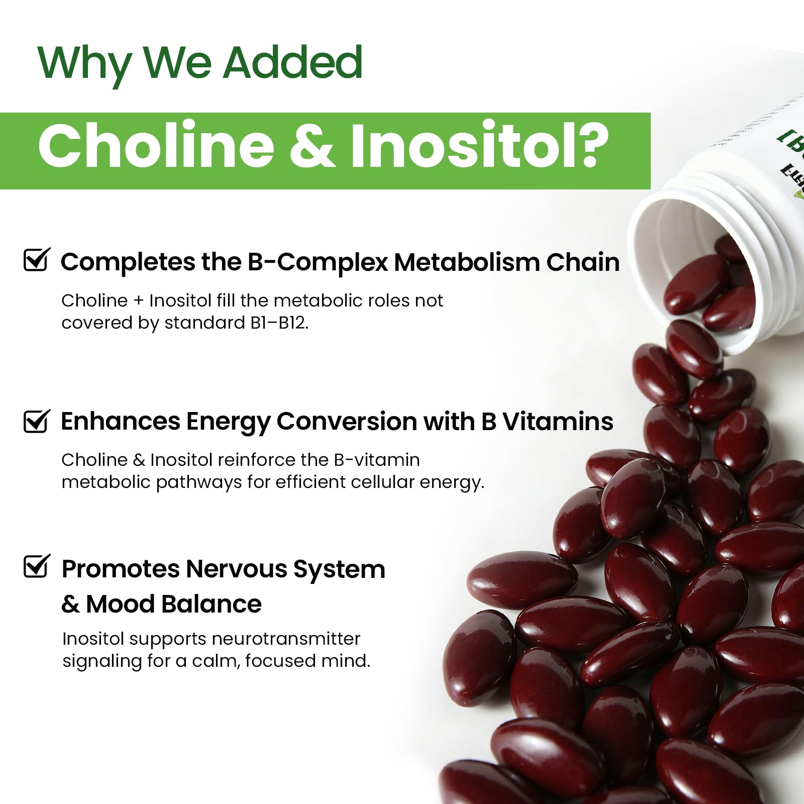 Liposomal B Complex for High Absorption Methylated B12,L-Methyfolate(5-MTHF ),Full Active B Vitamins with Choline Inositol-Energy, Metabolism,Brain & Heart Support - dailyvitalstore