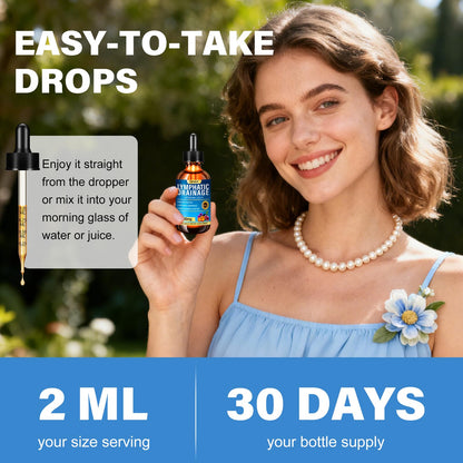 Liposomal Lymphatic Drainage Drops 2000mg - 17-in-1 Lymphatic Support & Liver Cleanse Detox with Milk Thistle, Dandelion, Elderberry, Echinacea & Full Vitamin Complex - Lymph System Support, 2 fl oz - dailyvitalstore