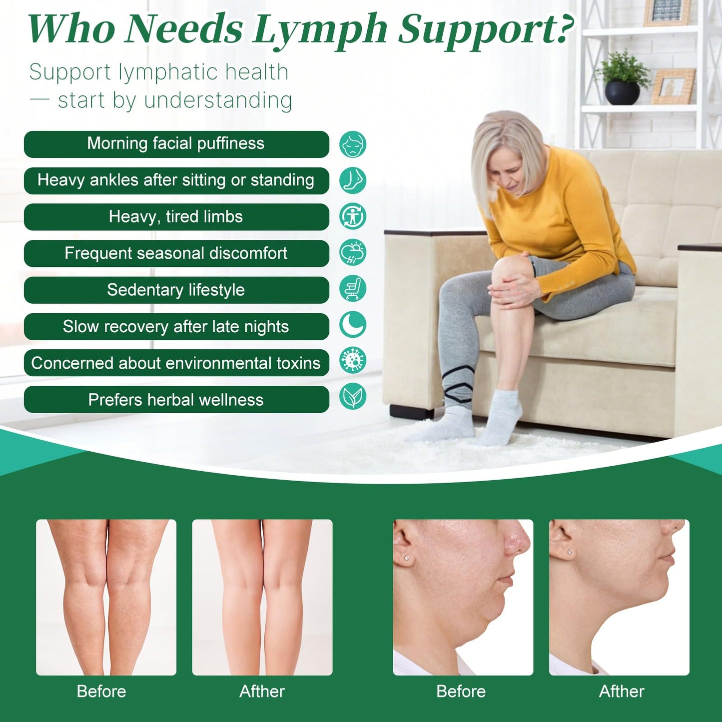 Liposomal Lymphatic Drainage Supplements with 30-in-1 Herbal Blend - Echinacea | Oregano | Milk Thistle - Sugar Free Lymph System Drops - Immune Support, Cleanse & Detox, Raspberry Flavor, 2 fl oz - dailyvitalstore