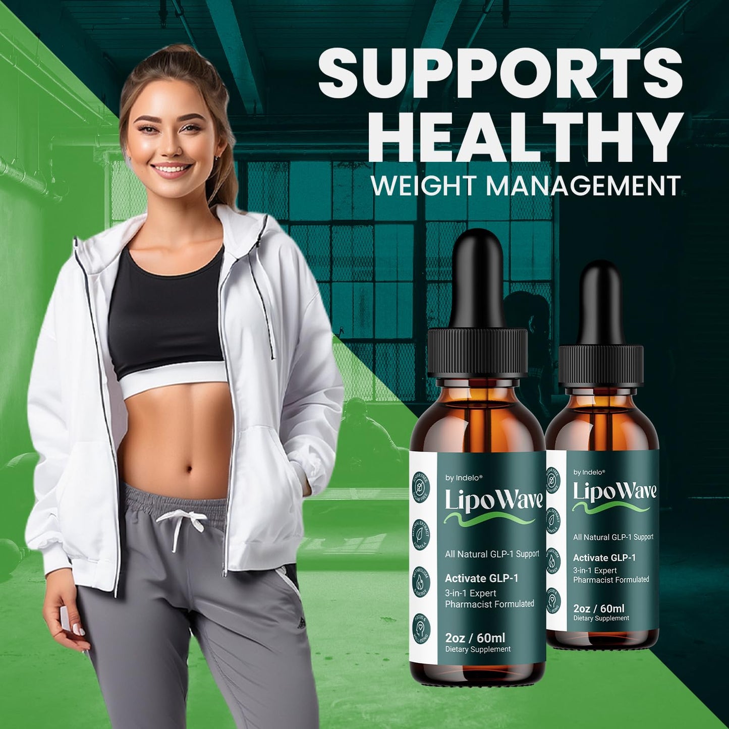 LipoWave Drops – Natural Liquid Dietary Blend for Daily Health Support (1 Month Supply) - dailyvitalstore