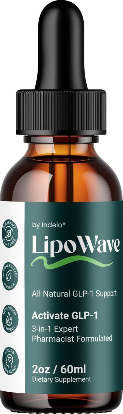 LipoWave Drops – Natural Liquid Dietary Blend for Daily Health Support (1 Month Supply) - dailyvitalstore