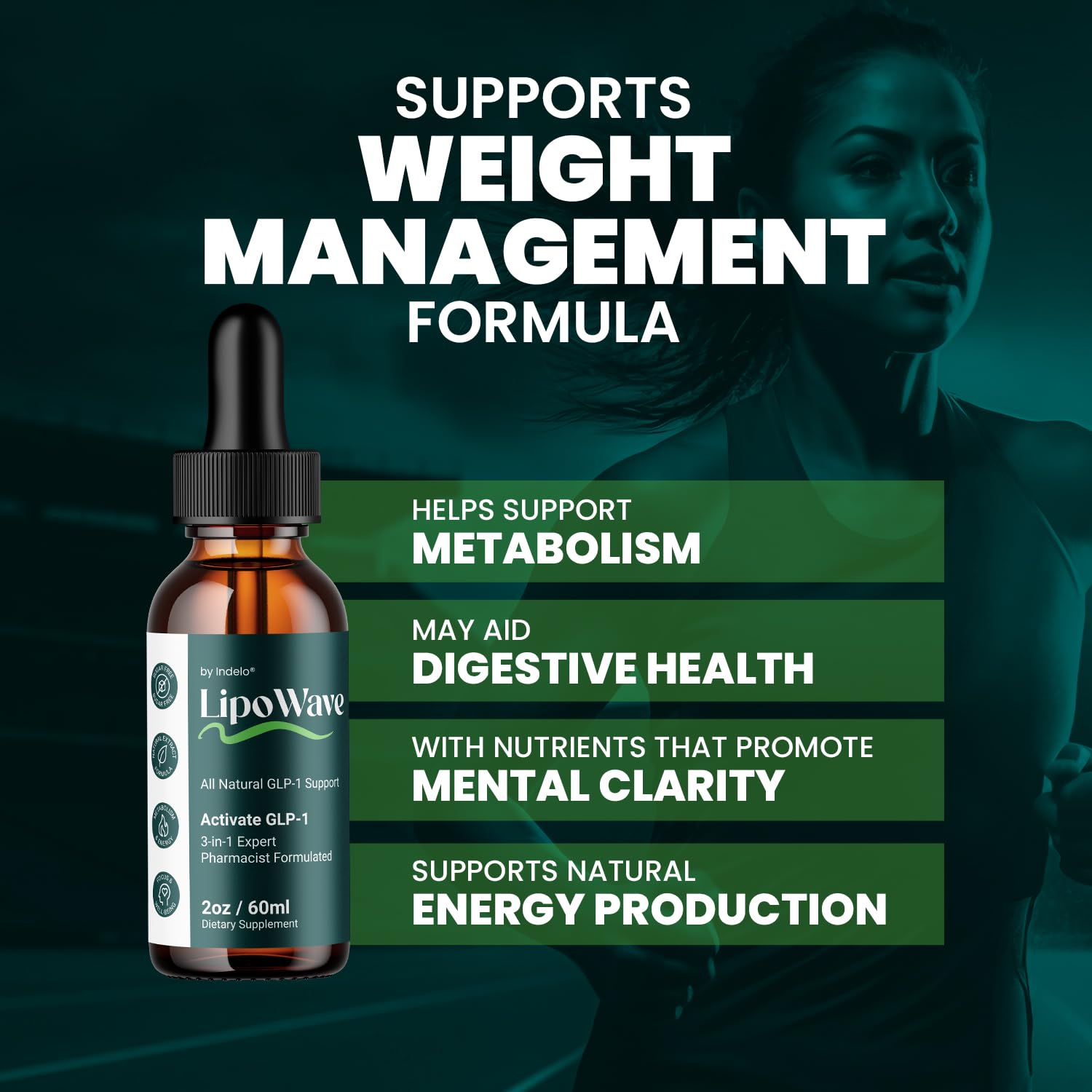LipoWave Drops – Natural Liquid Dietary Blend for Daily Health Support (1 Month Supply) - dailyvitalstore