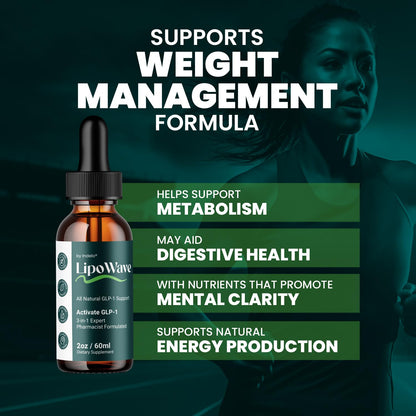 LipoWave Drops – Natural Liquid Dietary Blend for Daily Health Support (1 Month Supply) - dailyvitalstore