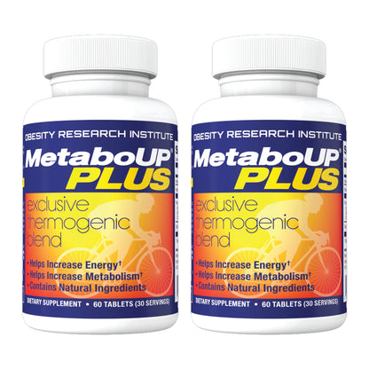 Lipozene MetaboUP Plus - 2 60 Ct Bottles - Thermogenic Weight Loss - Energy Booster Pills - dailyvitalstore