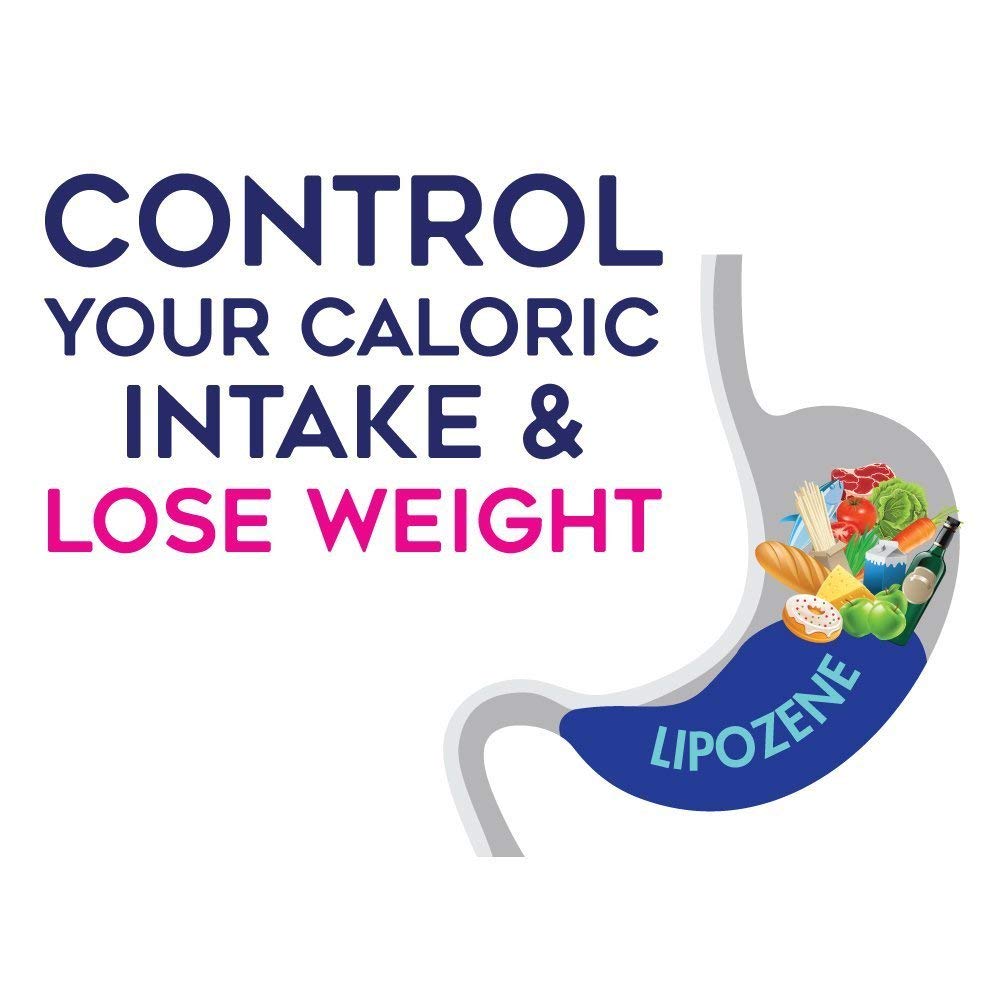 Lipozene Weight-Management Fiber Supplement, 60 Capsules | Non-Stimulant Glucomannan Formula for Healthy Lifestyle Support - dailyvitalstore