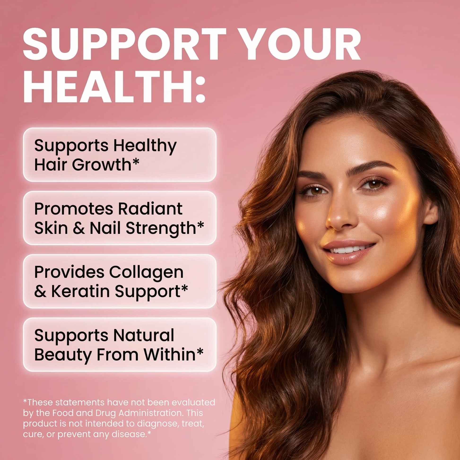 Liquid Biotin & Collagen Keratin Hyaluronic Acid Saw Palmetto Drops Vitamins for Hair Growth Support Silica Vitamin A C D Bamboo Turmeric Zinc Folate Magnesium Horsetail LuxFlo By Clean Nutra - dailyvitalstore