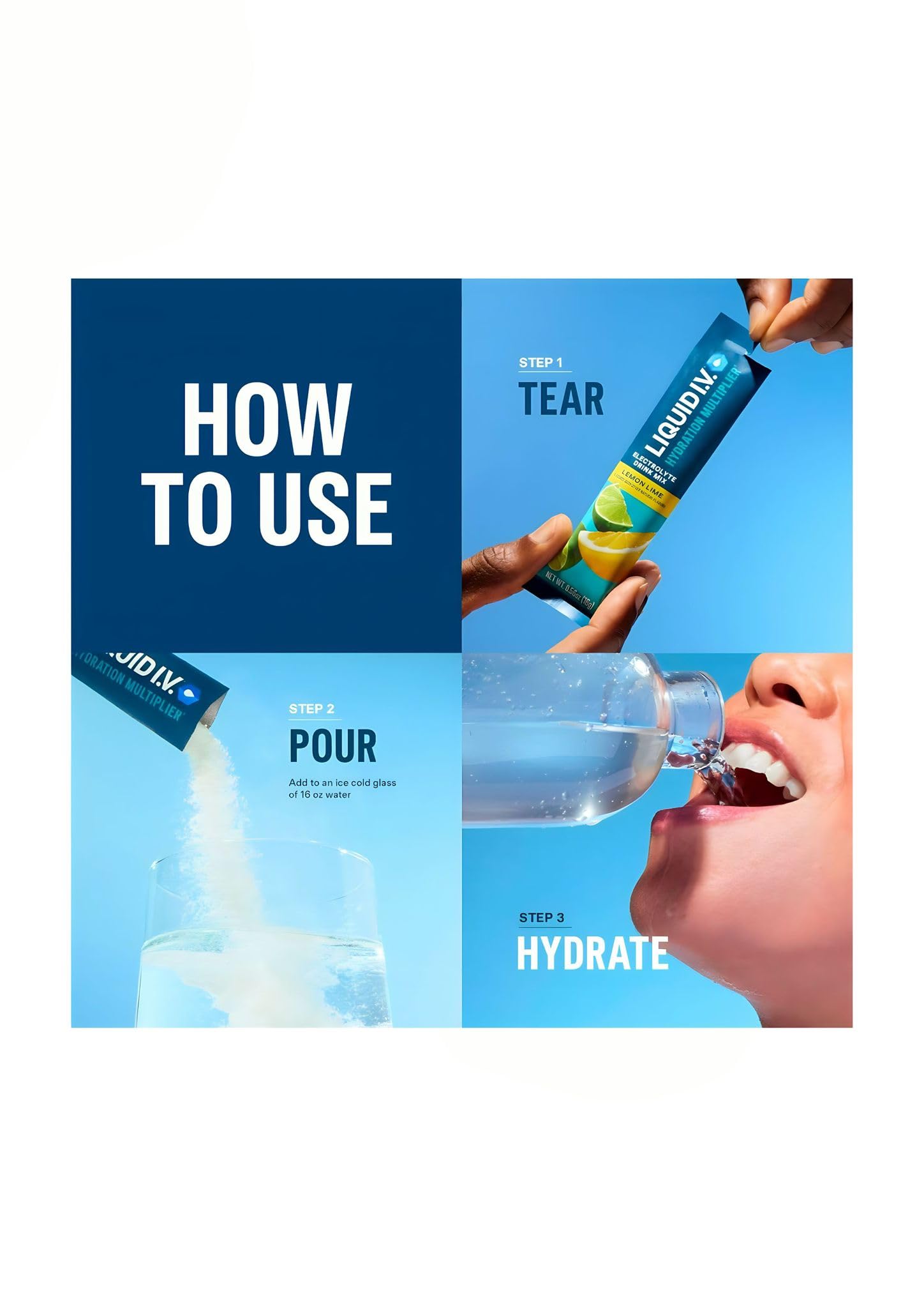 Liquid I.V. Hydration Multiplier Electrolyte Drink Mix, Variety, 0.56 Oz, 30 Ct - dailyvitalstore
