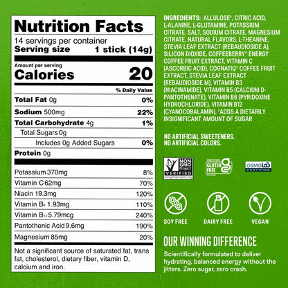 Liquid I.V.® Hydration Multiplier Sugar-Free + Energy - Blackberry Lemonade | Electrolyte Powder Drink Mix | 1 Pack (14 Servings) - dailyvitalstore