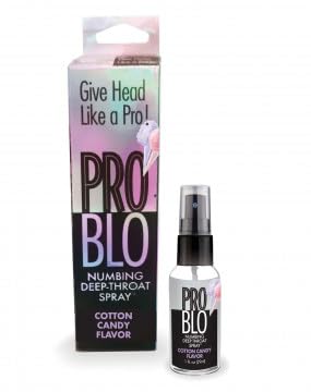 Little Genie ProBlo Cotton Candy Flavored Deep Throat Numbing Spray, 1 oz - dailyvitalstore