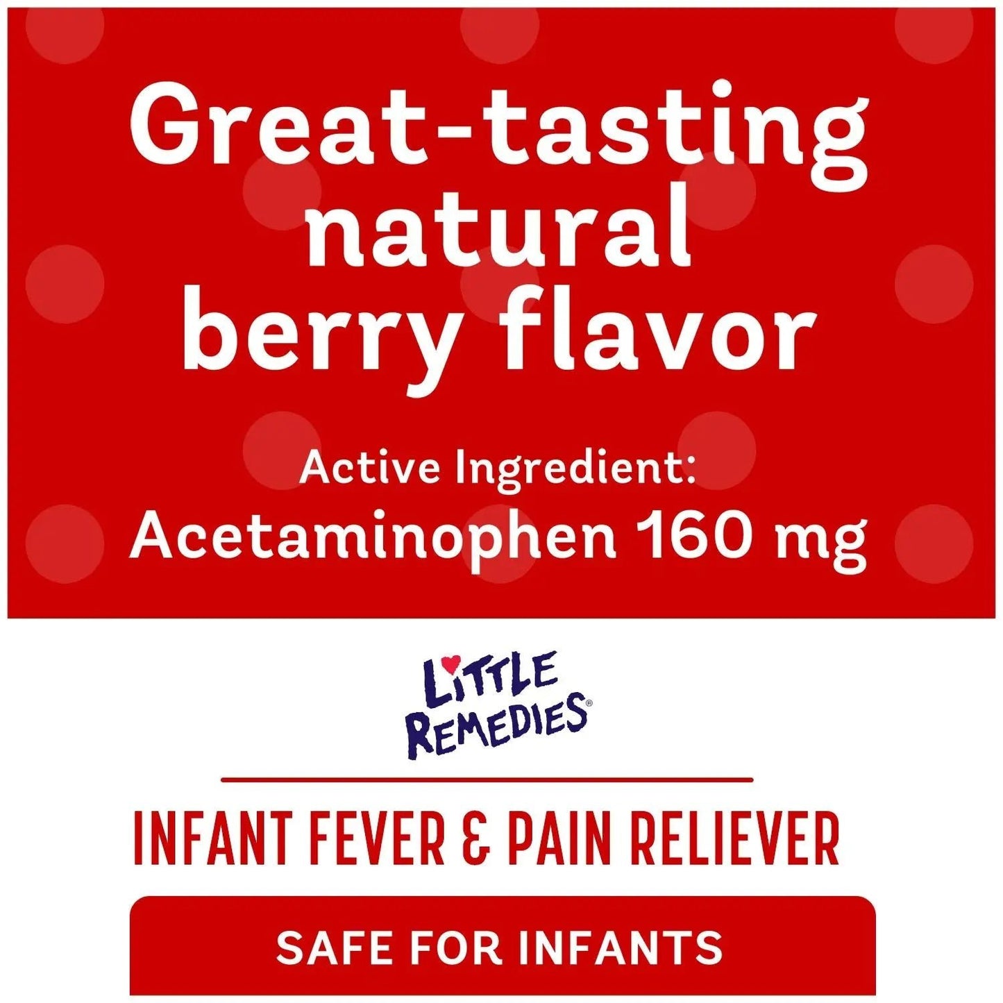 Little Remedies Infant Fever & Pain Reliever with Acetaminophen, Baby Medicine with No Artificial Sweeteners, Flavors or Dyes, Natural Berry Flavor, 2 Fl Oz, Pack of 2 - dailyvitalstore