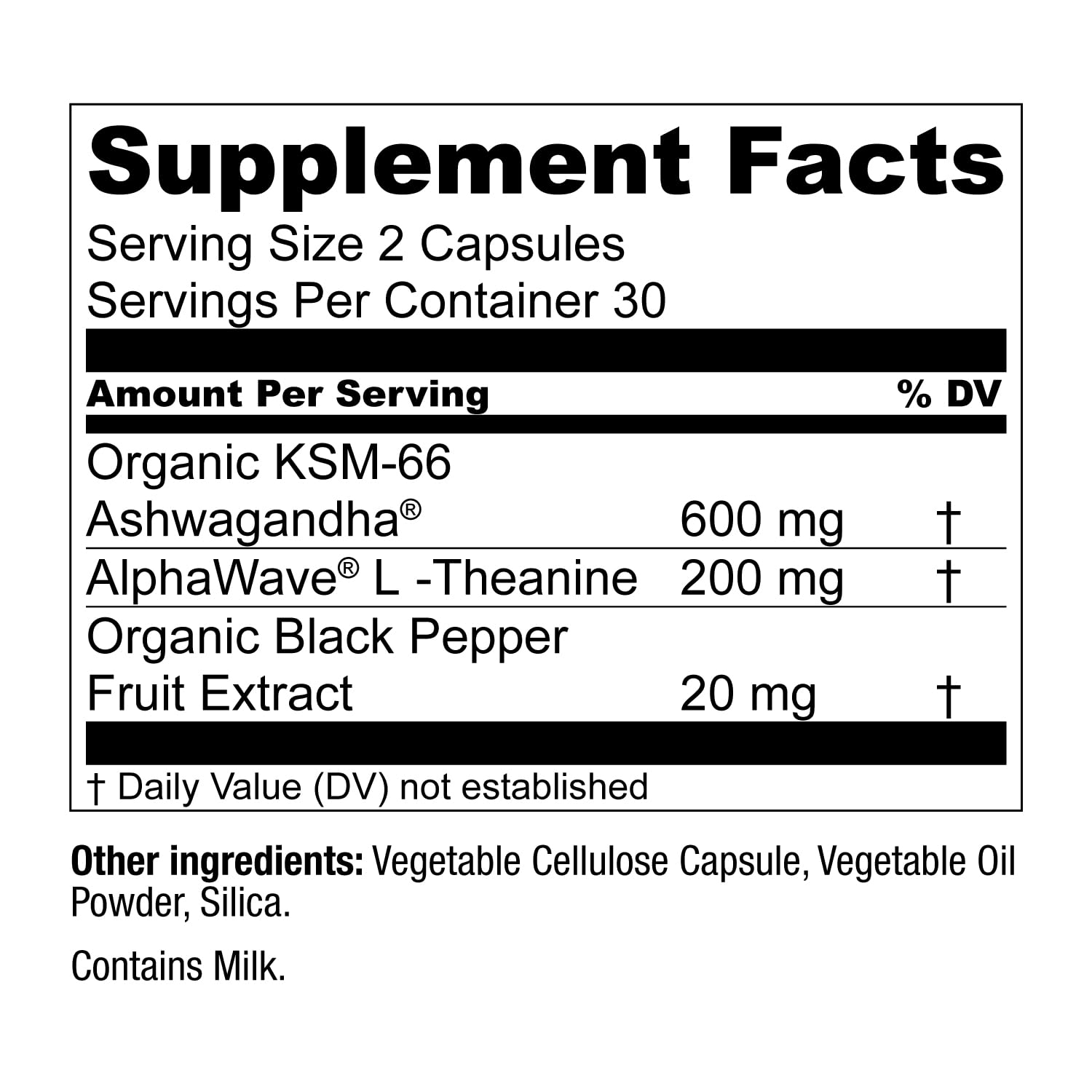 Live Conscious KSM-66 Ashwagandha Supplement w/L Theanine & AlphaWave - ZenWell Everyday Stress Relief, Cognitive, Brain Health - dailyvitalstore