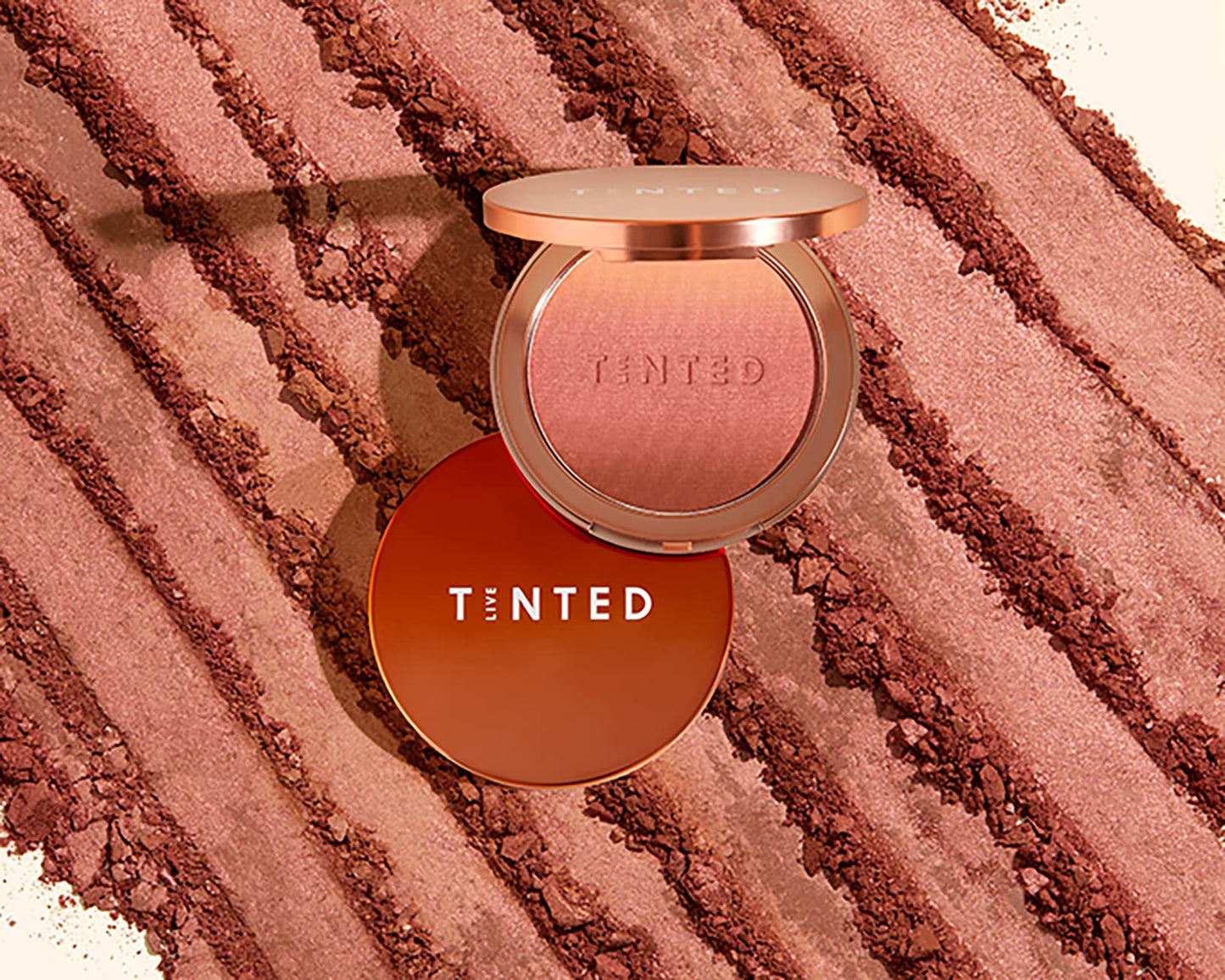 Live Tinted Huebeam Jumbo Gradient Blushing Bronzer - Lightweight, Highly-Pigmented, Buildable & Blendable - Sunkissed, Glowy, Even Toned Skin Face Blush and Bronzer - 15g / 0.5 oz - dailyvitalstore