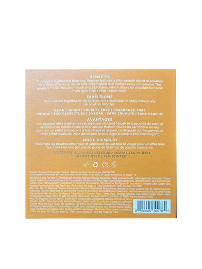 Live Tinted Huebeam Jumbo Gradient Blushing Bronzer - Lightweight, Highly-Pigmented, Buildable & Blendable - Sunkissed, Glowy, Even Toned Skin Face Blush and Bronzer - 15g / 0.5 oz - dailyvitalstore