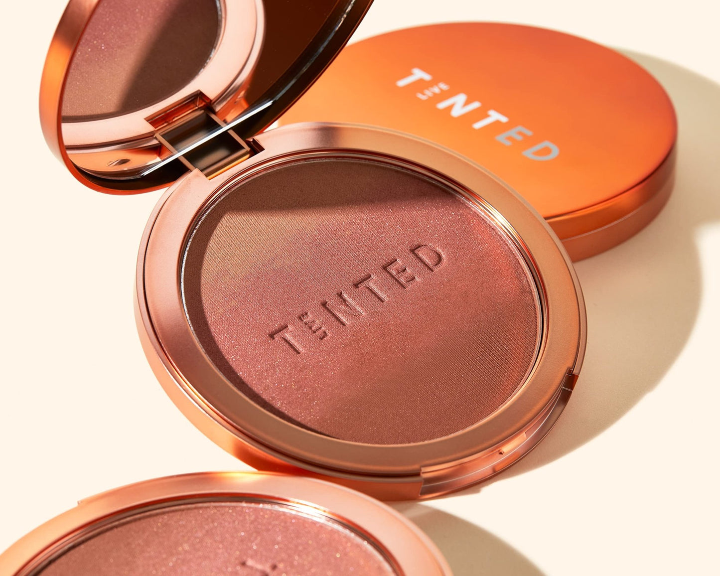 Live Tinted Huebeam Jumbo Gradient Blushing Bronzer - Lightweight, Highly-Pigmented, Buildable & Blendable - Sunkissed, Glowy, Even Toned Skin Face Blush and Bronzer - 15g / 0.5 oz - dailyvitalstore