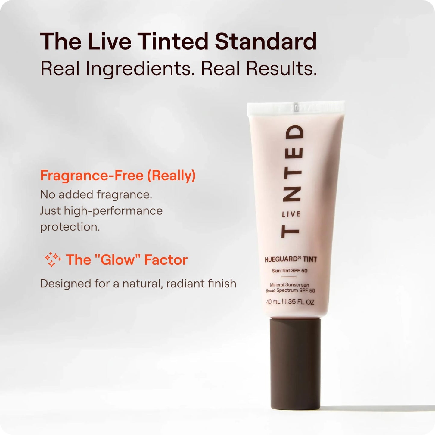 Live Tinted Hueguard Skin Tint SPF 50 - Tinted Mineral Sunscreen with Light-Medium Buildable Coverage With a Hydrating and Radiant Finish - Water and Sweat Resistant, 1.35 fl oz - Shade 10 - dailyvitalstore