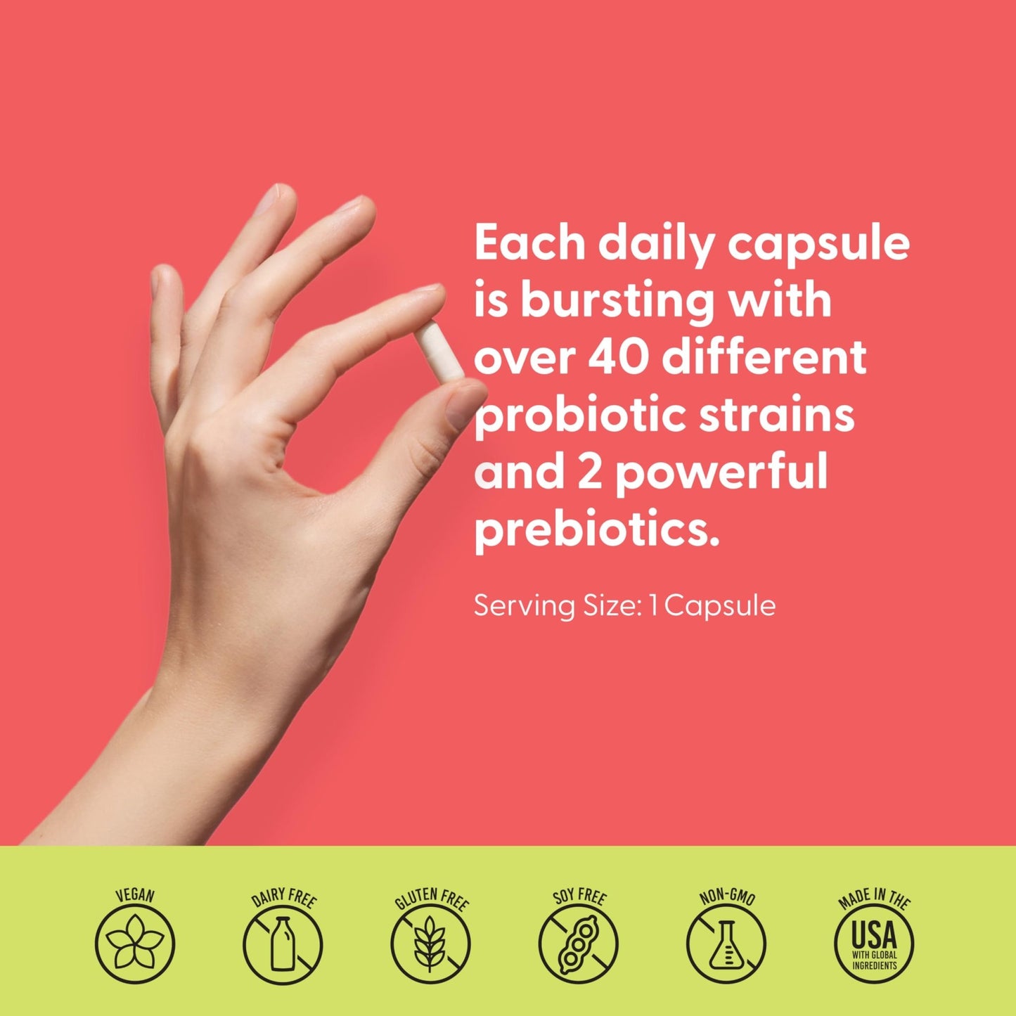 LIVELY VITAMIN CO. Great Guts Probiotic - 25 Billion CFU Probiotic - Balance Gut Microbiome, GI Tract, Inflammation, Indigestion, Reflux, Upset Stomach, & Diarrhea - 90 Caps - dailyvitalstore