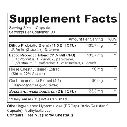 LIVELY VITAMIN CO. Great Guts Probiotic - 25 Billion CFU Probiotic - Balance Gut Microbiome, GI Tract, Inflammation, Indigestion, Reflux, Upset Stomach, & Diarrhea - 90 Caps - dailyvitalstore