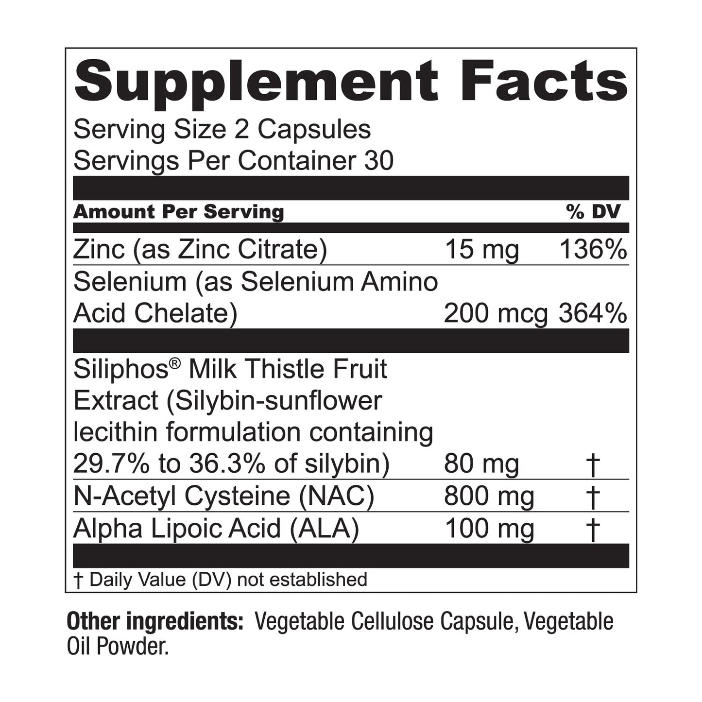 LiverWell Liver Cleanse, Rejuvenation, Metabolic Support - Liver Supplement for Liver Health w/Highly Bioavailable Milk Thistle Extract, N-Acetyl Cysteine, - dailyvitalstore