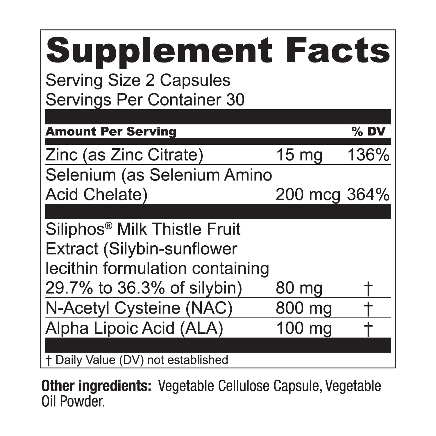 LiverWell Liver Cleanse, Rejuvenation, Metabolic Support - Liver Supplement for Liver Health w/Highly Bioavailable Milk Thistle Extract, N-Acetyl Cysteine, - dailyvitalstore