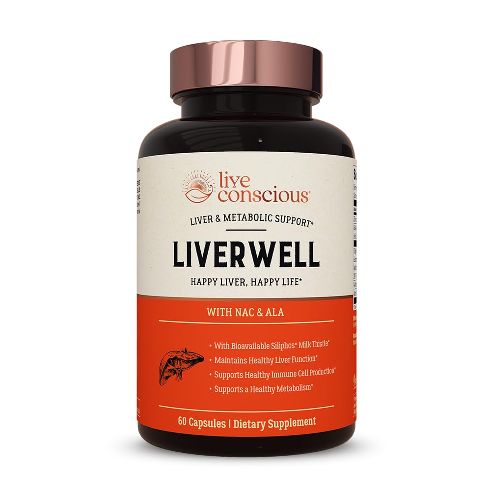 LiverWell Liver Cleanse, Rejuvenation, Metabolic Support - Liver Supplement for Liver Health w/Highly Bioavailable Milk Thistle Extract, N-Acetyl Cysteine, - dailyvitalstore