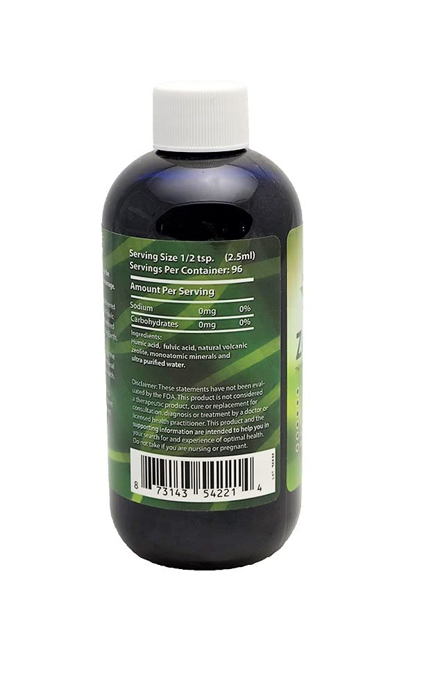Living Foods USA ZeoHeal - Humic and Fulvic Acid Mineral Supplement 8 Fluid Ounce (2-Pack) - dailyvitalstore