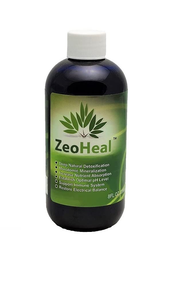 Living Foods USA ZeoHeal - Humic and Fulvic Acid Mineral Supplement 8 Fluid Ounce (2-Pack) - dailyvitalstore