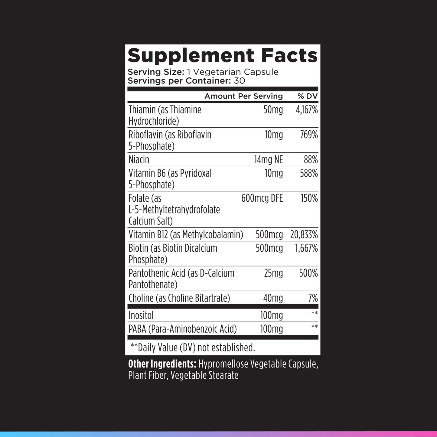 Livingood Daily Vitamin B Complex Capsules for Men and Women, Methylated B12 & Folate, 11 Active Forms Including B1 B2 B3 B5 B6 & Biotin, Gluten Free - dailyvitalstore