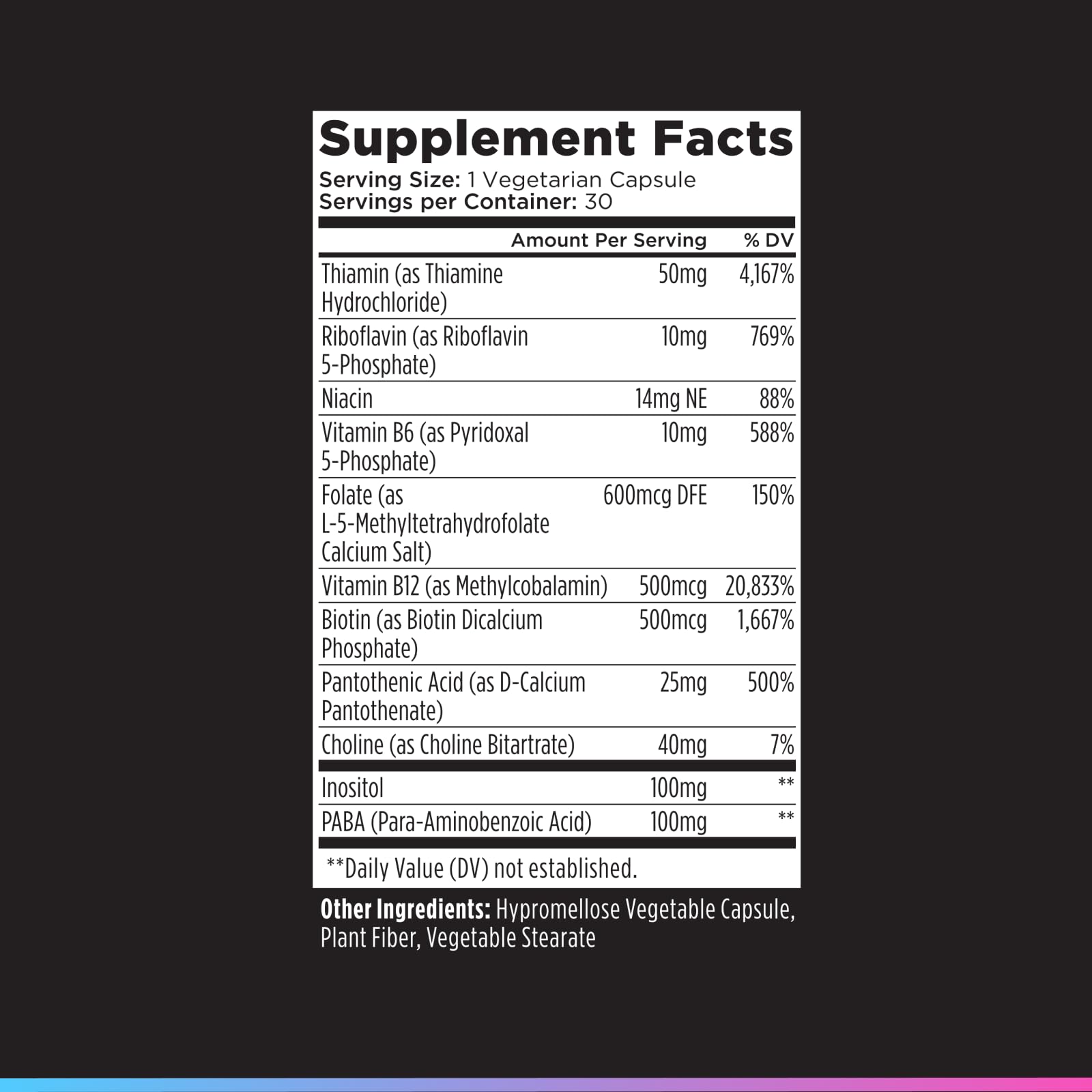 Livingood Daily Vitamin B Complex Capsules for Men and Women, Methylated B12 & Folate, 11 Active Forms Including B1 B2 B3 B5 B6 & Biotin, Gluten Free - dailyvitalstore