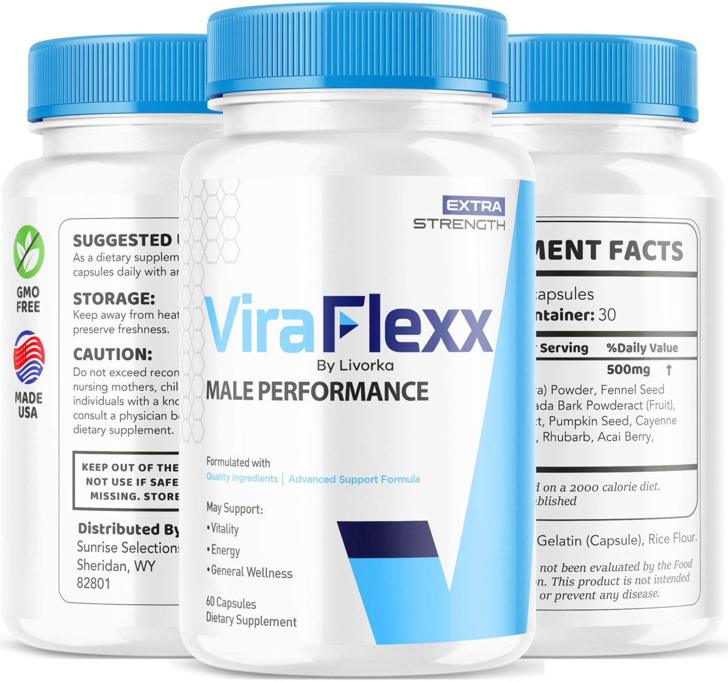 LIVORKA (3 Pack) ViraFlexx Capsules, ViraFlexx Advanced Support Formula Pills, Vira Flexx Pills (180 Capsules) - dailyvitalstore