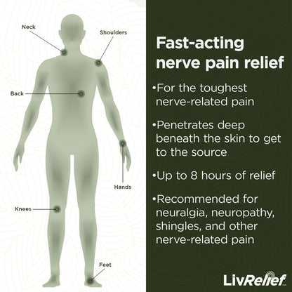 LivRelief Nerve Pain Relief Extra Strength - 50g - dailyvitalstore