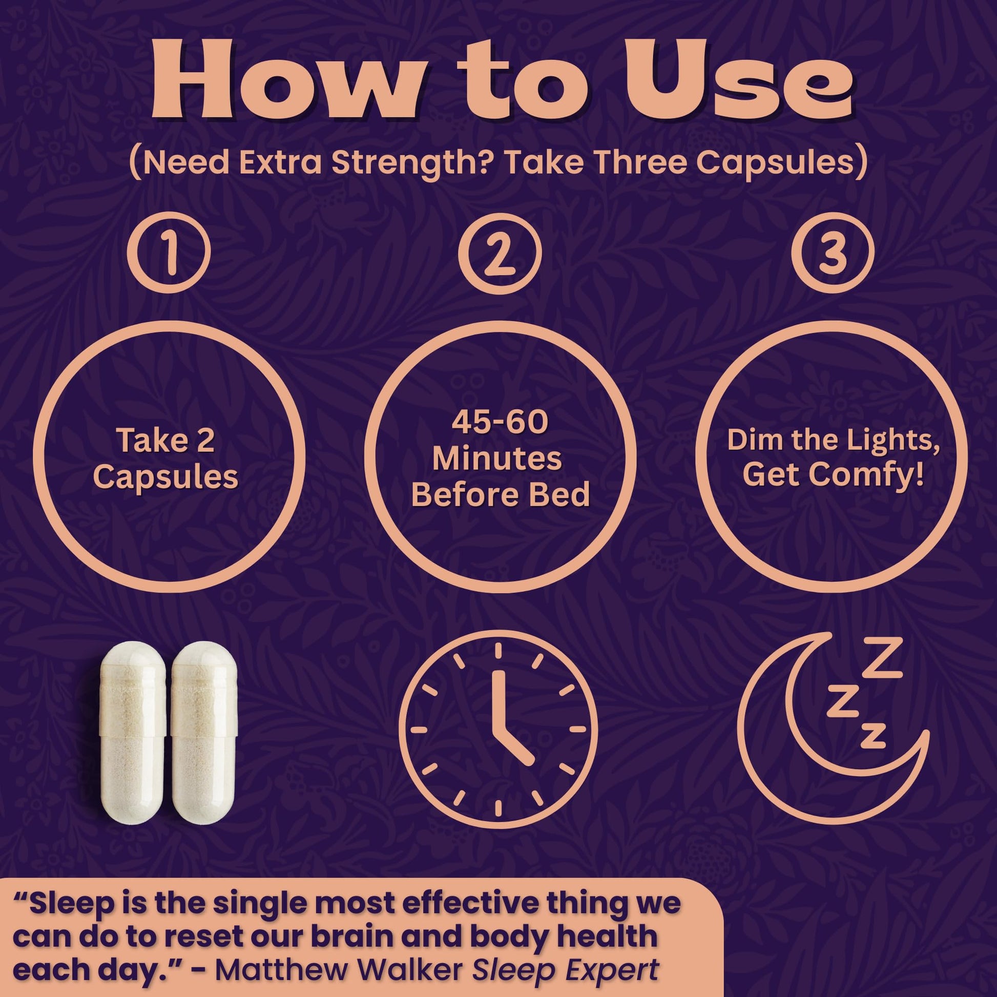 Local Nutrition Natural Sleep Aid with Magnesium Glycinate, Reishi Mushroom Extract, L-Theanine, Apigenin, and Melatonin - Sleep Supplement for Adults Seeking Deep Rest - 60 Capsules, Made in The USA - dailyvitalstore