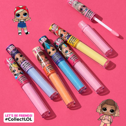 L.O.L Surprise 7-Pack Lip Gloss for Girls, Lol Lip Gloss - dailyvitalstore