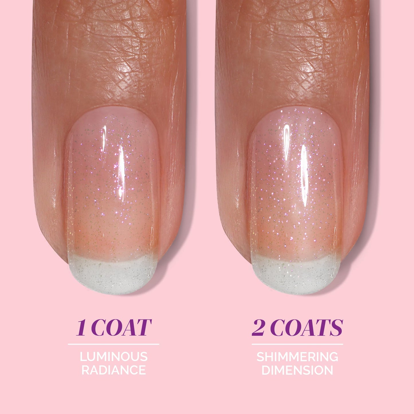 LONDONTOWN Glow Getter Nail Luminizer – One-Step Nail Treatment with Hexanal & Shimmer for Stronger, Healthier, Glossier Nails, No Base or Top Coat Needed, 0.4 Fl Oz - dailyvitalstore