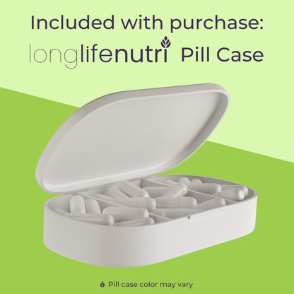 LongLifeNutri Citrus Bergamot Extract 500mg - 120 Vegetarian Capsules, 40% Polyphenolic Flavanones, 4-Month Supply, Plant-Based Anti-Oxidant, Tested, Made in USA - dailyvitalstore