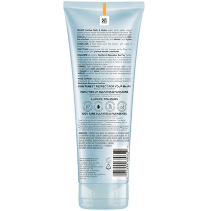 L'Oreal Paris Clarify Sulfate Free Shampoo with Antioxidants, Clarifying Shampoo for Hard Water Exposure and Styling Build-up, EverPure, 6.8 Fl Oz - dailyvitalstore
