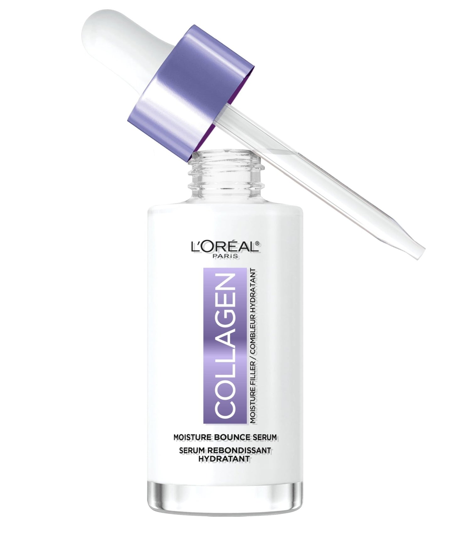 L'Oreal Paris Collagen Moisture Filler Moisture Bounce Face Serum, Glow Serum with Collagen, Glycerin, and Squalane for Bouncy - dailyvitalstore