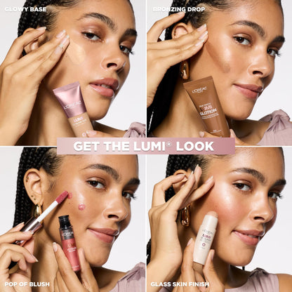 L'Oreal Paris Makeup True Match Lumi Glotion, Natural Glow Enhancer, Illuminator Highlighter, Bronzing Drops For a Sun-Kissed Glow, 903 Medium - dailyvitalstore