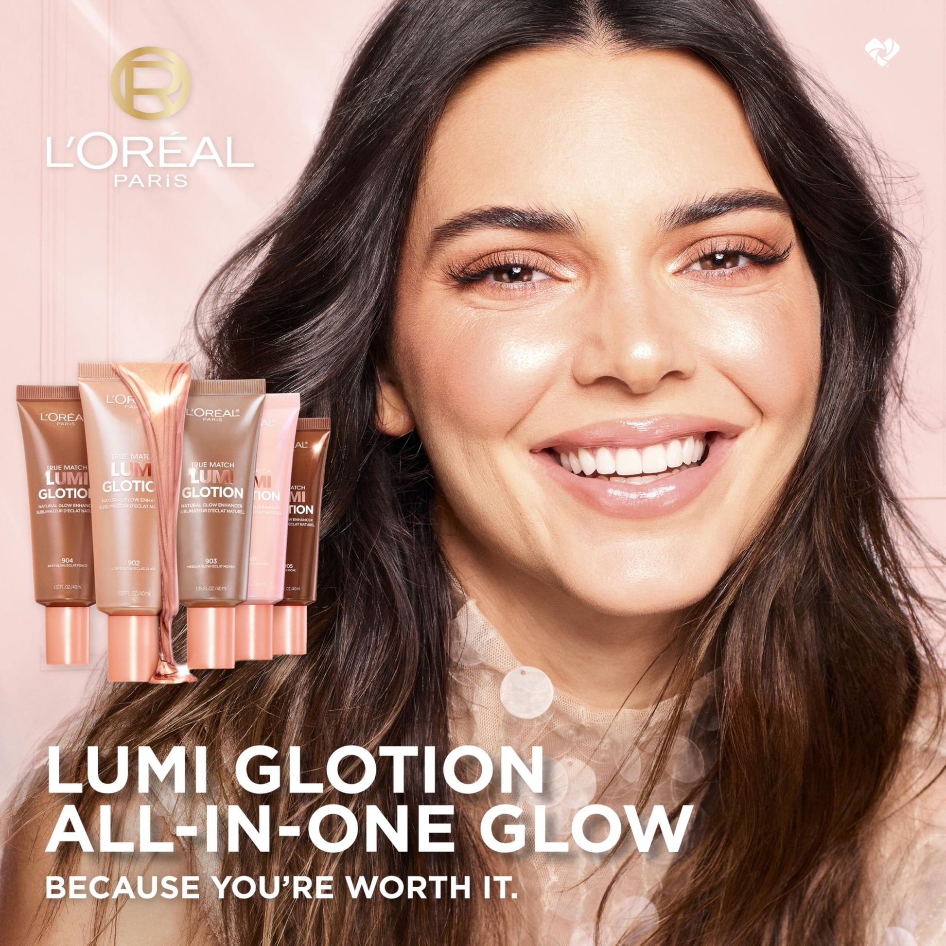 L'Oreal Paris Makeup True Match Lumi Glotion, Natural Glow Enhancer, Illuminator Highlighter, Bronzing Drops For a Sun-Kissed Glow, 903 Medium - dailyvitalstore