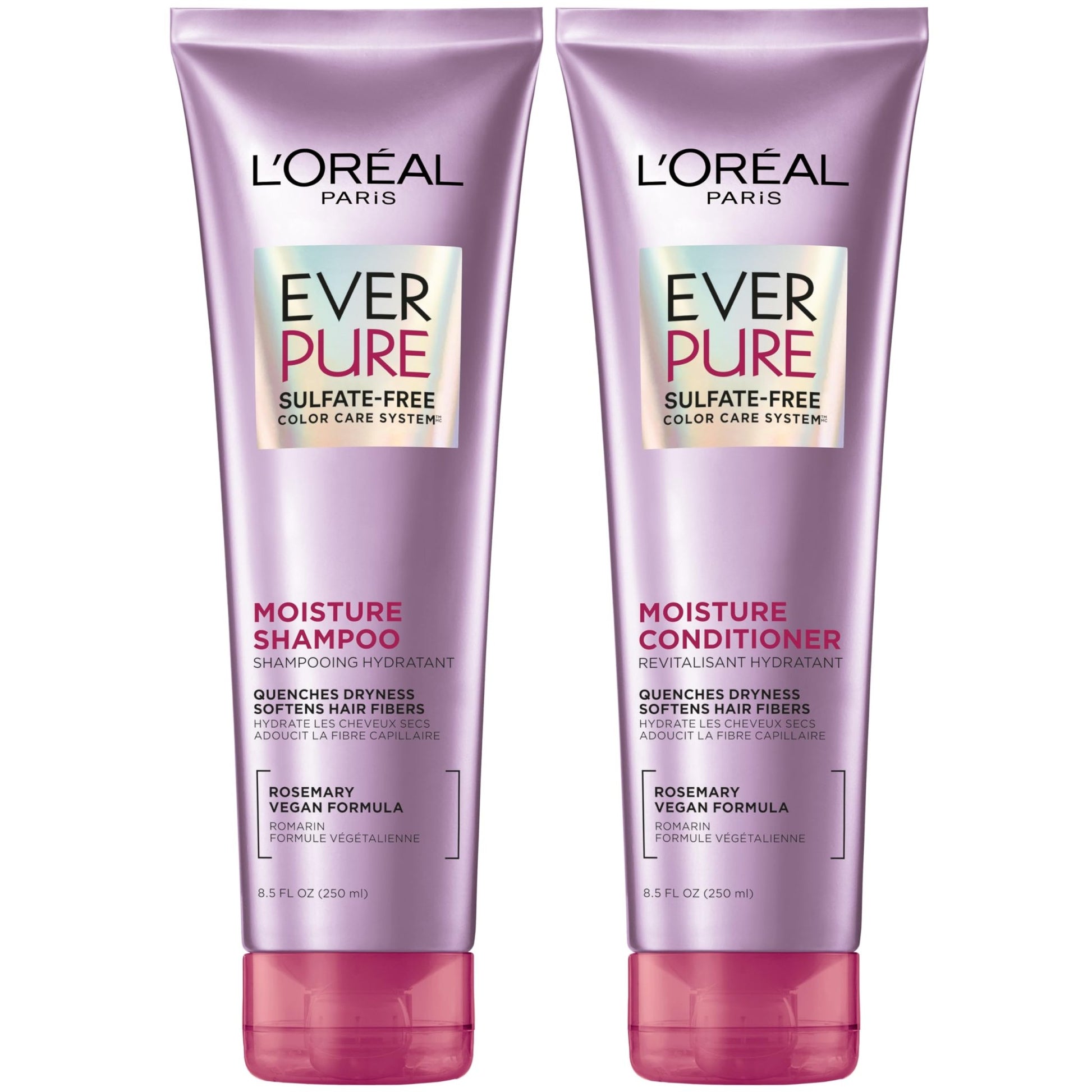 L'Oreal Paris Moisture Sulfate Free Shampoo and Conditioner Set, Hair Care for Color-Treated Hair - dailyvitalstore