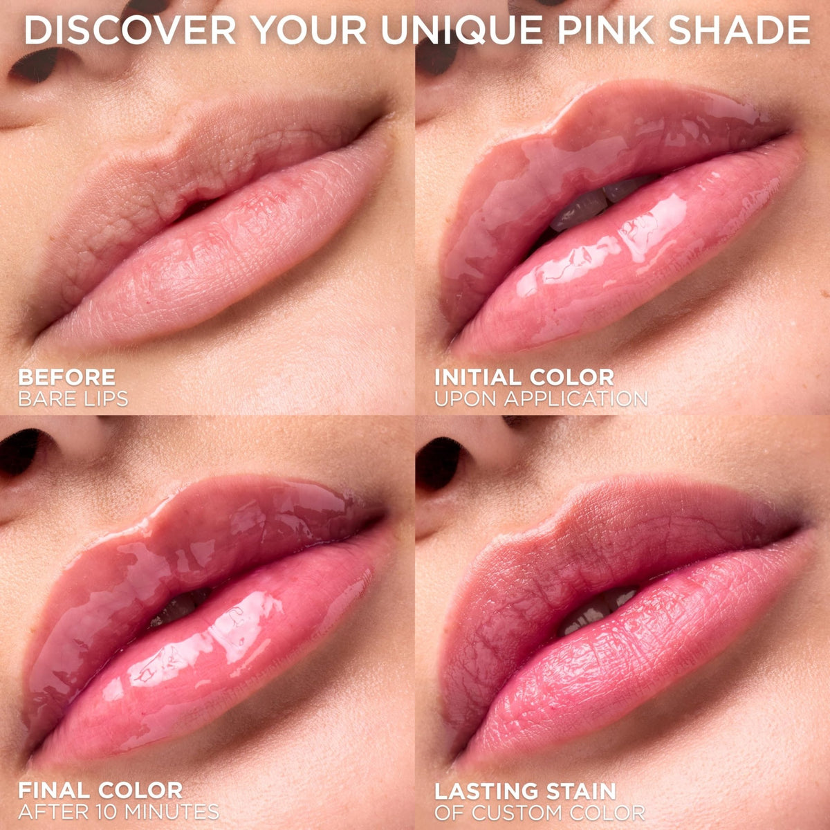 L'Oreal Paris Plump Ambition pH Hyaluron Lip Oil, Color Shifting Lip Tint with 24HR Hydration, Volumizing Shine and Lasting Color, 090 pH Berry Noir - dailyvitalstore