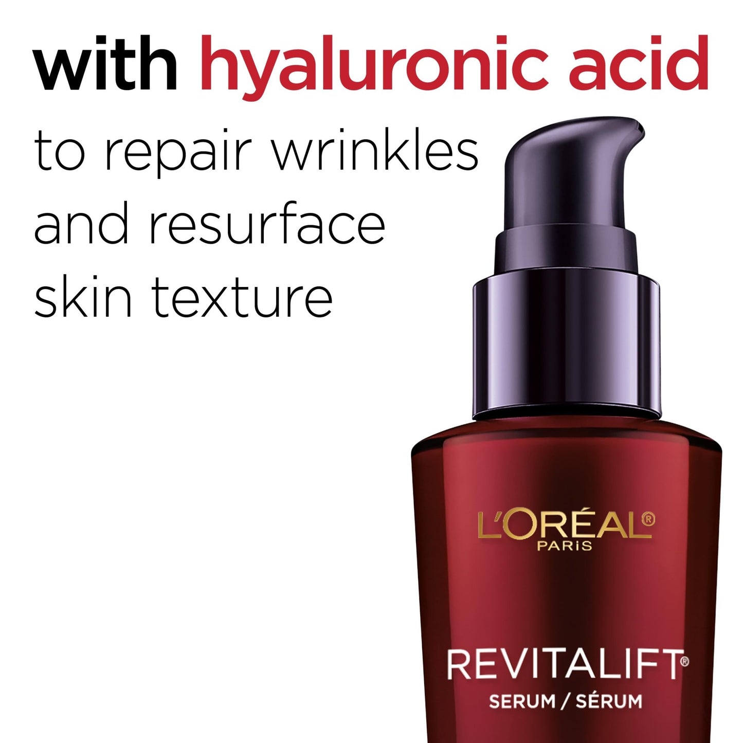 L'Oreal Paris Revitalift Triple Power Anti-Aging Concentrated Face Serum, Hyaluronic Acid and Pro-Xylane, Reduces Wrinkles 1 oz - dailyvitalstore