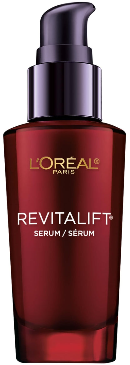 L'Oreal Paris Revitalift Triple Power Anti-Aging Concentrated Face Serum, Hyaluronic Acid and Pro-Xylane, Reduces Wrinkles 1 oz - dailyvitalstore