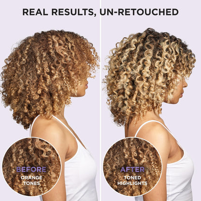 L’Oreal Paris Sulfate Free Brass Toning Purple Shampoo for Blonde, Bleached, Silver, or Brown Highlighted Hair, EverPure, 6.8 Fl Oz (Packaging May Vary) - dailyvitalstore