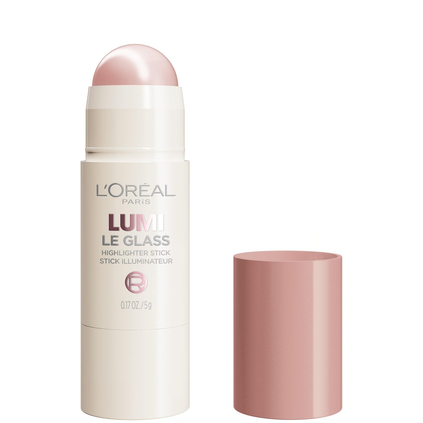 L'Oreal Paris True Match Lumi Le Glass Highlighter Stick, Reflective, Translucent, Glassy Highlighter for Face and Body, 620 Pink Ballet, 0.17 Oz - dailyvitalstore