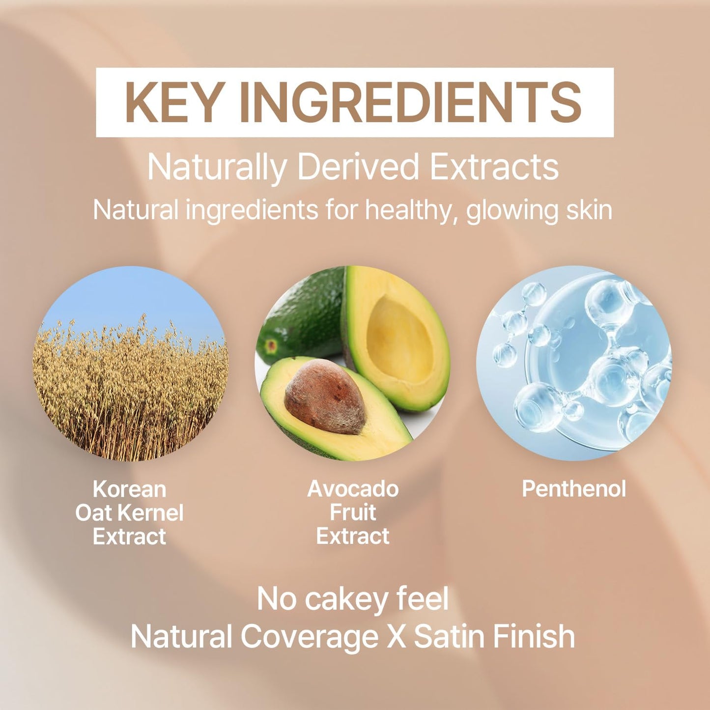 LOVB LOVB Natural Cover Glow Cushion Foundation | Satin Radiant Finish | Korean Foundation Makeup | Long-Lasting Natural Coverage | for All Skin Types 0.42 oz. (23N Natural Beige) - dailyvitalstore