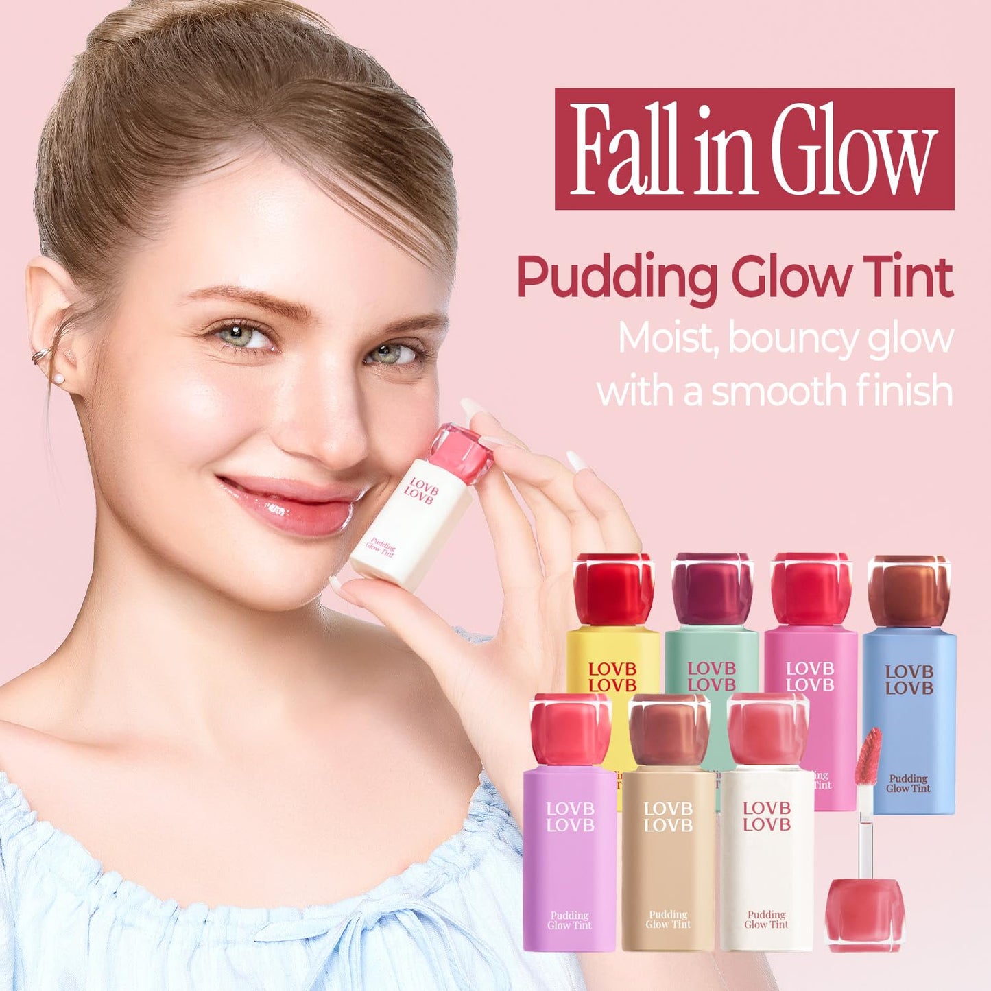 LOVB LOVB Pudding Glow Korean Lip Tint | Natural Lip Stain | Gloss to Stain | Long-Lasting & Non-Sticky | Lightweight Lip Tint | 0.14 oz. (04 SUNSET BEIGE) - dailyvitalstore