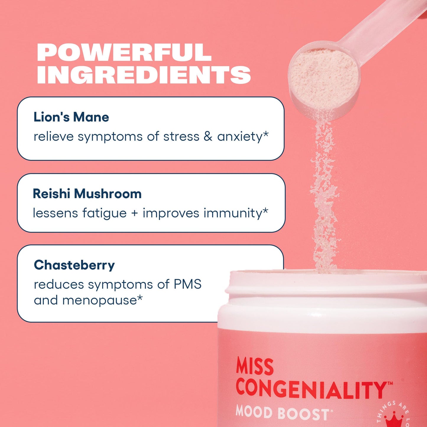 Love Sweat Fitness Mood & Stress Support Supplement for Women | Ashwagandha, B Vitamins & Magnesium Powder | Focus, Calm & Balance | Miss Congeniality Vanilla | Vegan, Non-GMO | 28 Servings - dailyvitalstore