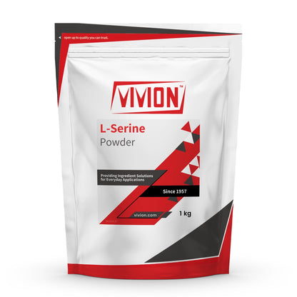 L‑Serine Powder - 1000 Grams - Amino Acid - Powdered for Manufacturing Cognitive Health & Cellular Support Tablet Capsule Formulations - 1 kg (2.2 lb) - dailyvitalstore
