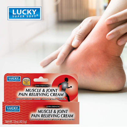 Lucky Super Soft Muscle & Joint Pain Relieving Cream, 1.5 Ounce - dailyvitalstore
